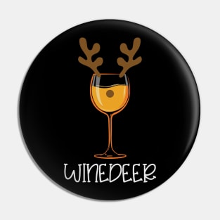 Winedeer funny Wine Lover Christmas gift Pin