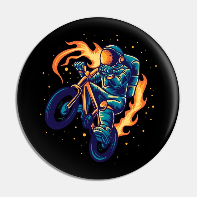 Astronaut bmx rider Pin by Anna Hlimankova