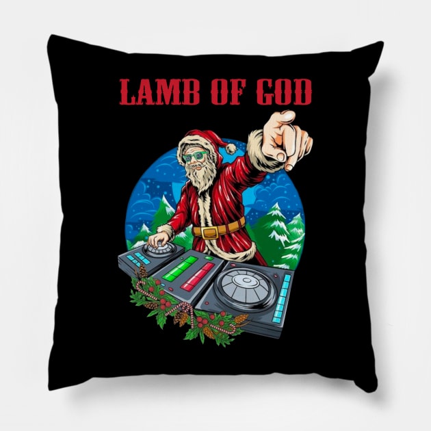 LAMB OF GOD BAND XMAS Pillow by a.rialrizal