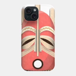 Watercolor tribal mask Phone Case