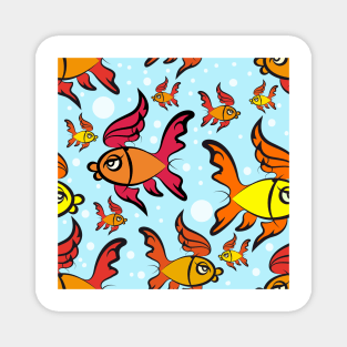 fishes pattern Magnet