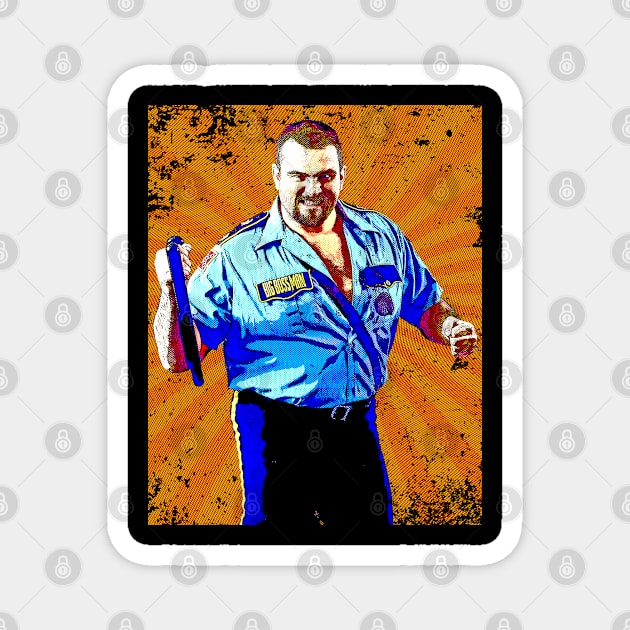 Big Boss Man // Retro Comics Style Magnet by Kolovos Comic