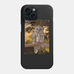 Tawny Owl Artwork Phone Case