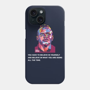 best quotes from sadio mane in WPAP Phone Case