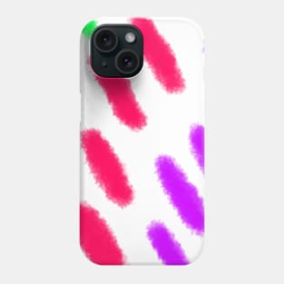 Colorful watercolor abstract texture art design Phone Case