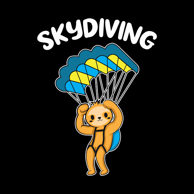 Skydiver Bear Skydiving by QQdesigns
