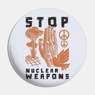 Stop Nuclear Weapons Pin