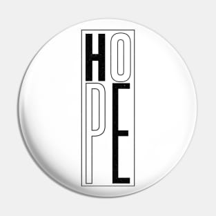 hope word typograph Pin