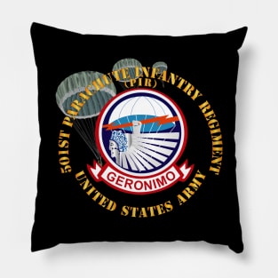 501st Infantry Regiment - US Army Pillow