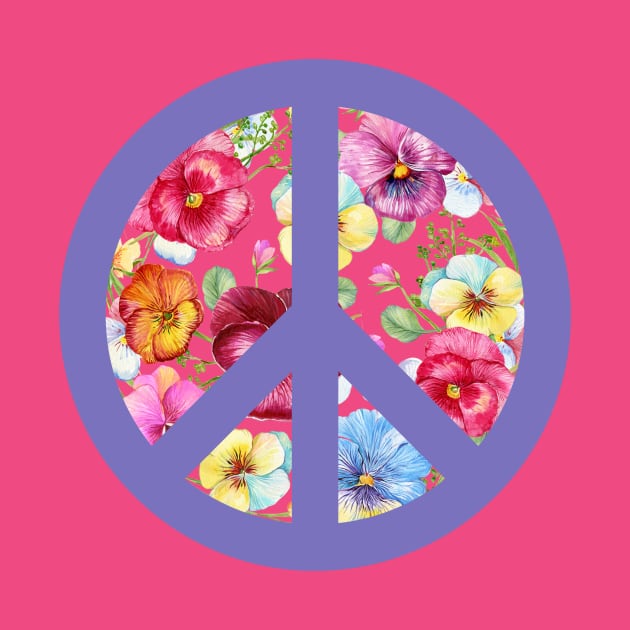 Flower Peace Sign by AwkwardTurtle