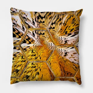 Floral Abstract Tiger Lily Pillow