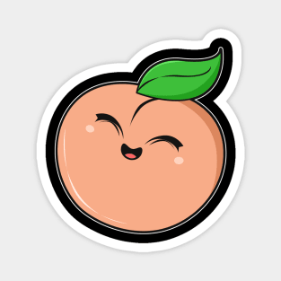 Cute Peach Magnet