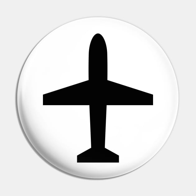 Simple plane logo Pin by Avion