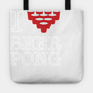 I Heart Beer Pong Tote