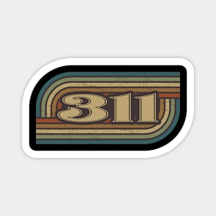 311 Vintage Stripes Magnet