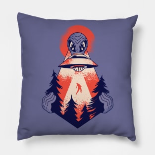 Forest - Alien Abduction Pillow