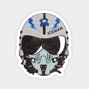 Iceman - vintage helmet Magnet