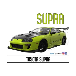 Supra Time Attack Lime Carbon T-Shirt