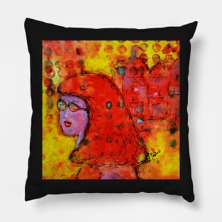 Red Hot Summer Girl Pillow