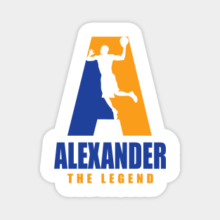 Alexander Custom Player Basketball Your Name The Legend Magnet