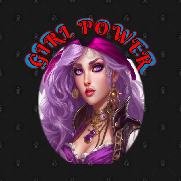 Girl power, purple wench by sailorsam1805