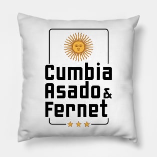 Cumbia, Asado & Fernet Pillow