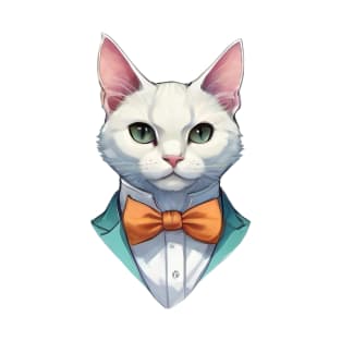 Fancy Cat with Bowtie no.3 T-Shirt