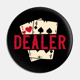 Casino Card Dealer I Poker I Blackjack print Pin