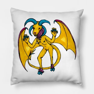 Pansexual Jersey Devil Pillow