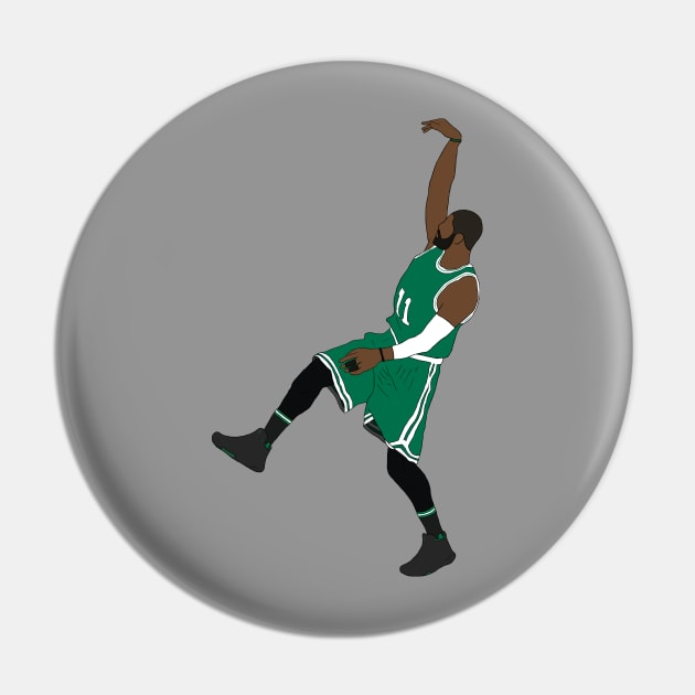 Kyrie Irving "Hold It" Pin by rattraptees