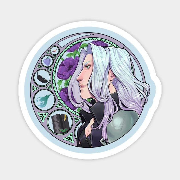 Sephiroth Nouveau Magnet by almahime