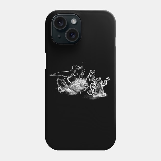 Big Thief Dragon New Warm Mountain I Believe In You Inverted Halftone Design Phone Case by SOMASHIRTS