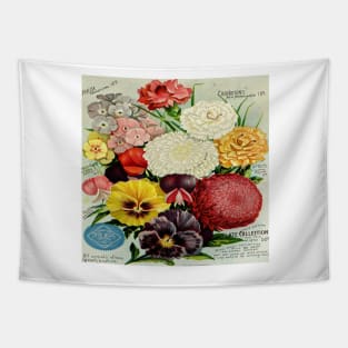 A. W. Livingston's Sons vintage flowers Tapestry