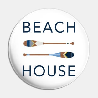 Beach House Paddles Pin