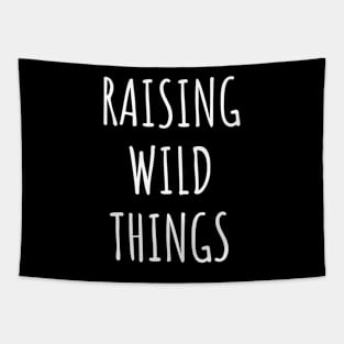 Raising Wild Things Tapestry