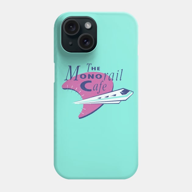 Monorail Cafe Phone Case by Heyday Threads