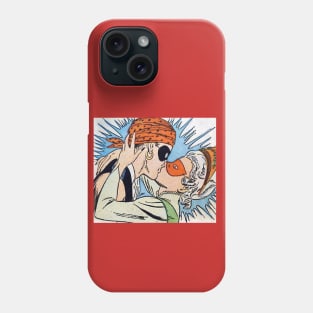 Pirate and Princess Kiss Phone Case