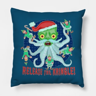 Christmas Cephalopod Pillow