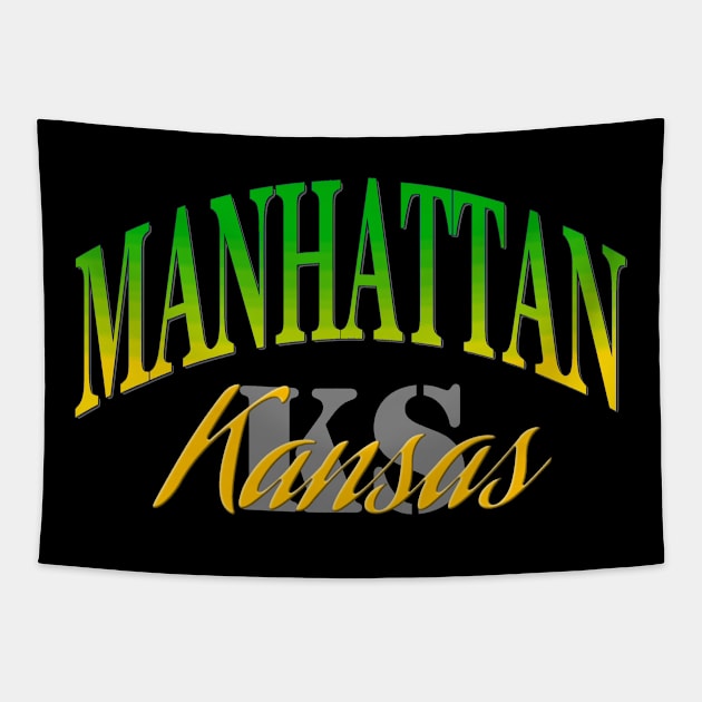 City Pride: Manhattan, Kansas Tapestry by Naves