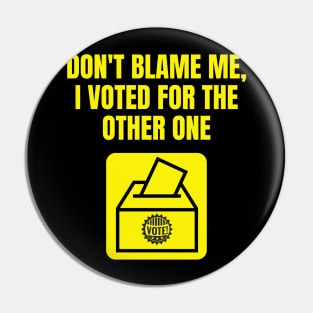 I Voted Pin