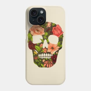 Beautiful Garden Skull Phone Case