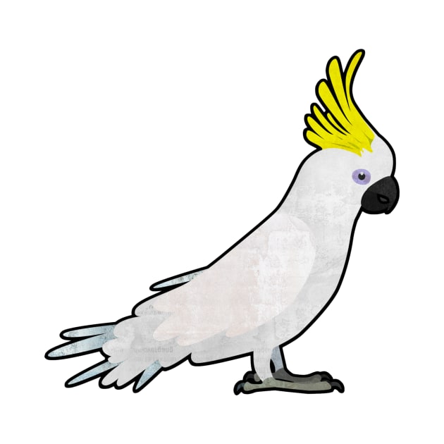 Sulphur crested cockatoo by jurjenbertens