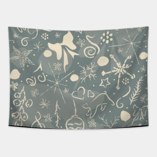 Winter Pattern Tapestry