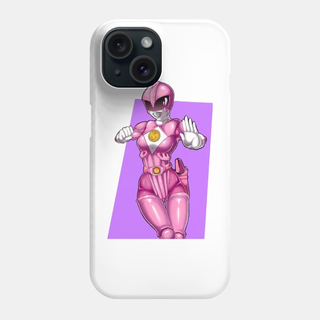 pink ranger Phone Case by fancy ghost