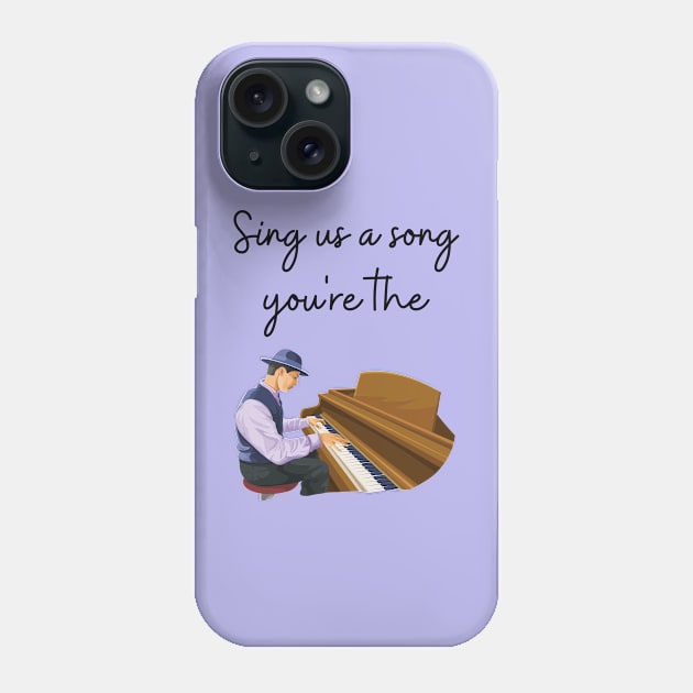 Sing us a song Phone Case by Said with wit