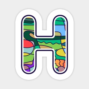 Alphabet H Magnet