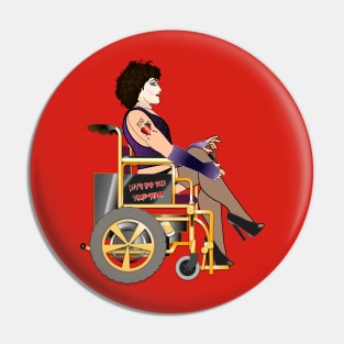 Wheelie Frank N. Furter Pin