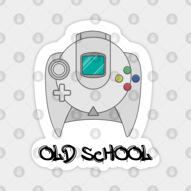 Dreamcast Old School Design Magnet by Jahaziel Sandoval