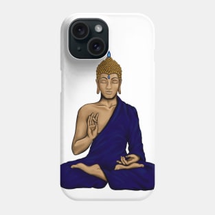 Buddha in the lotus position Phone Case