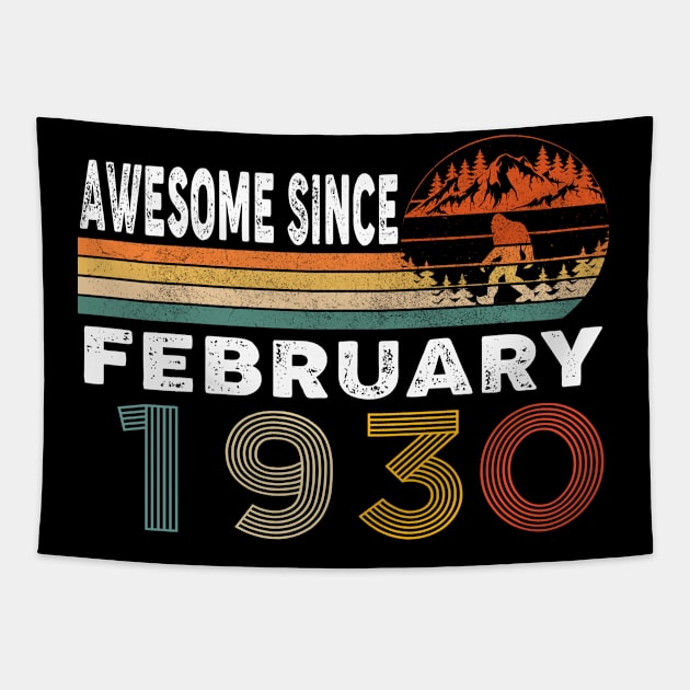 Awesome Since February 1930 Tapestry by ThanhNga